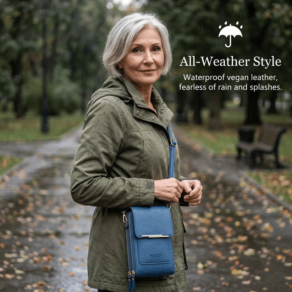 Simple And Elegant Women's Touchscreen Crossbody Phone Wallet