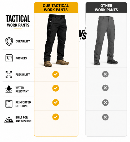 Men's Multi-Pocket Outdoor Work Pants