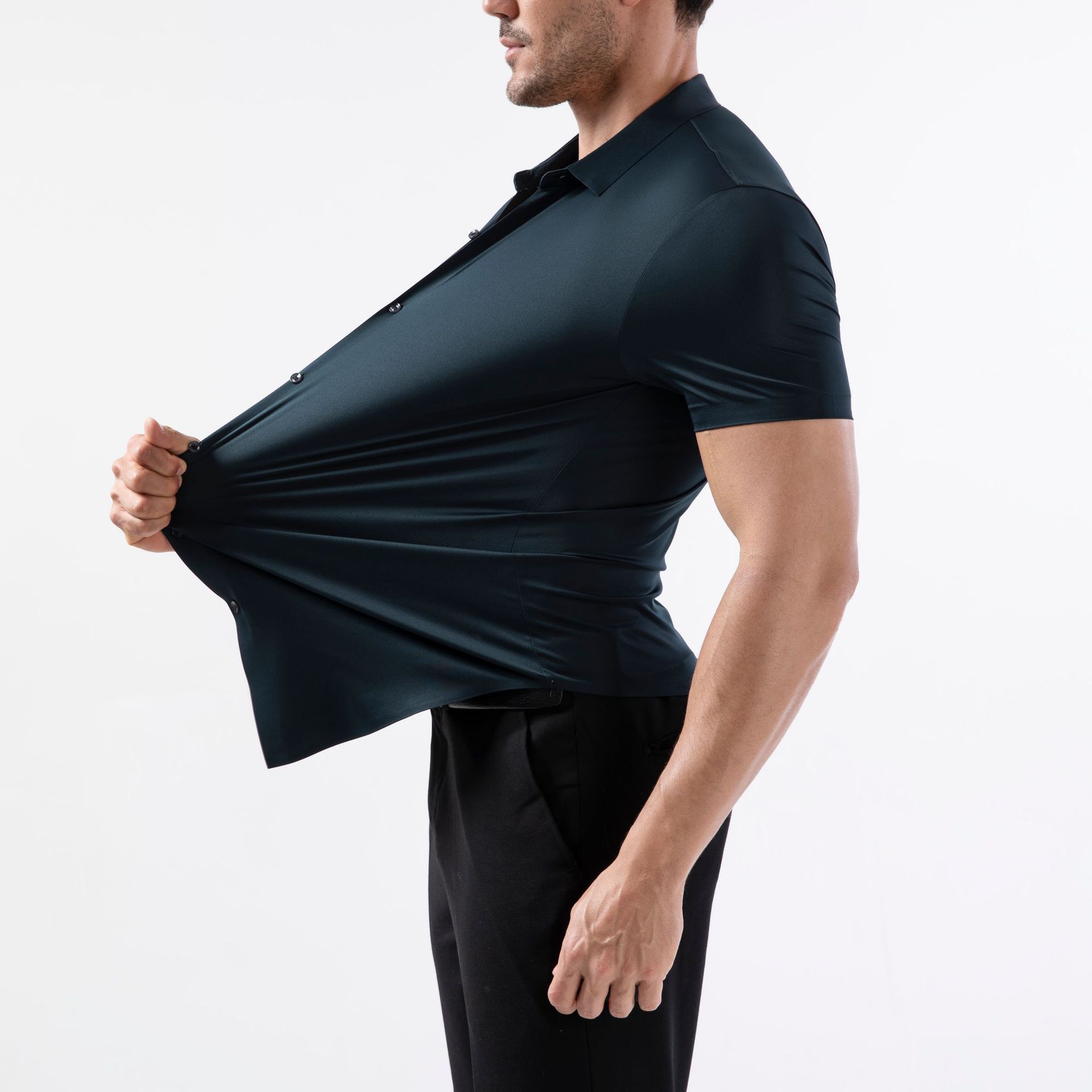 Men’s Premium 4-Way Stretch Non-Iron Dress Shirt