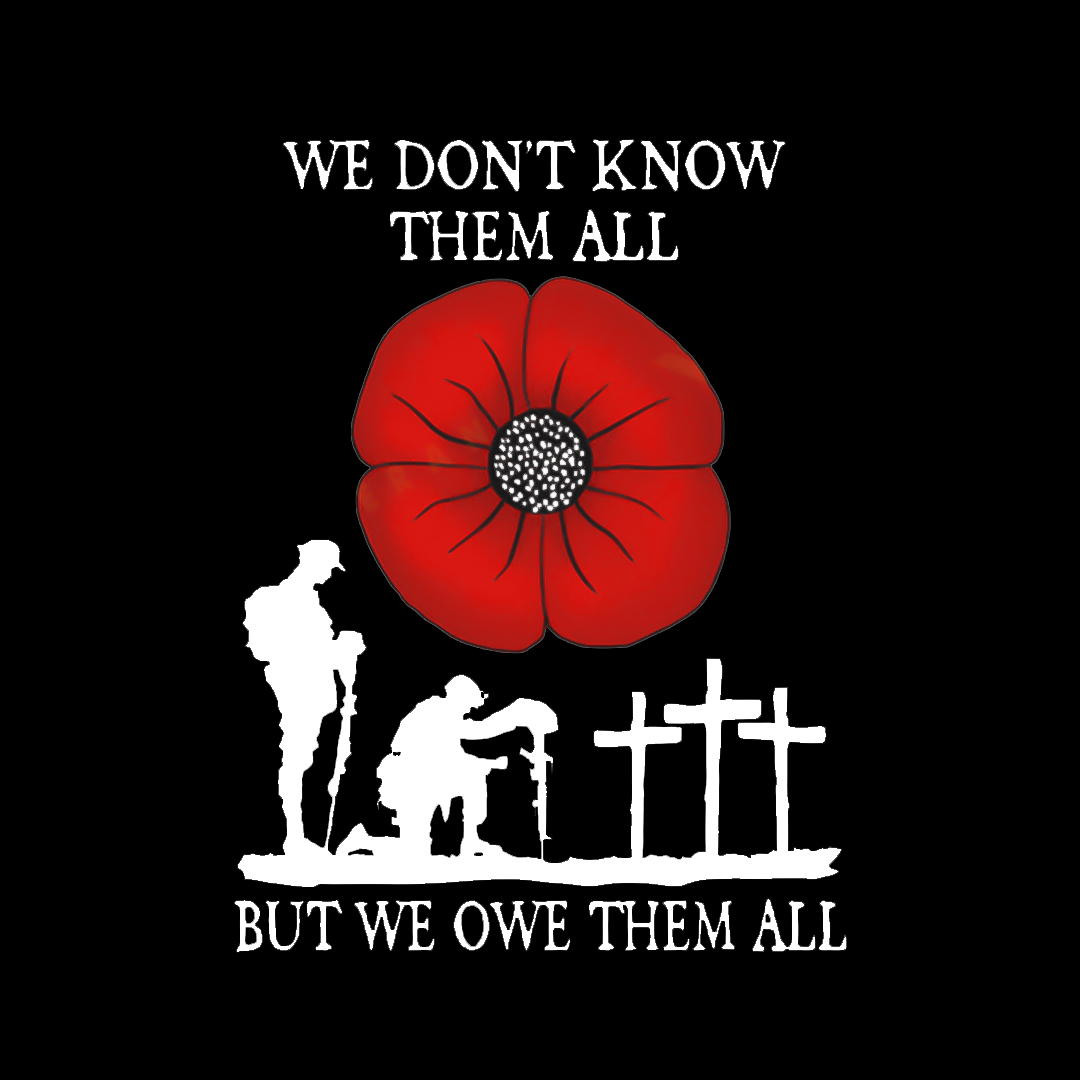REARWIPER RED POPPY WE OWE THEM ALL STICKER BEST GIFTS FOR VETERAN