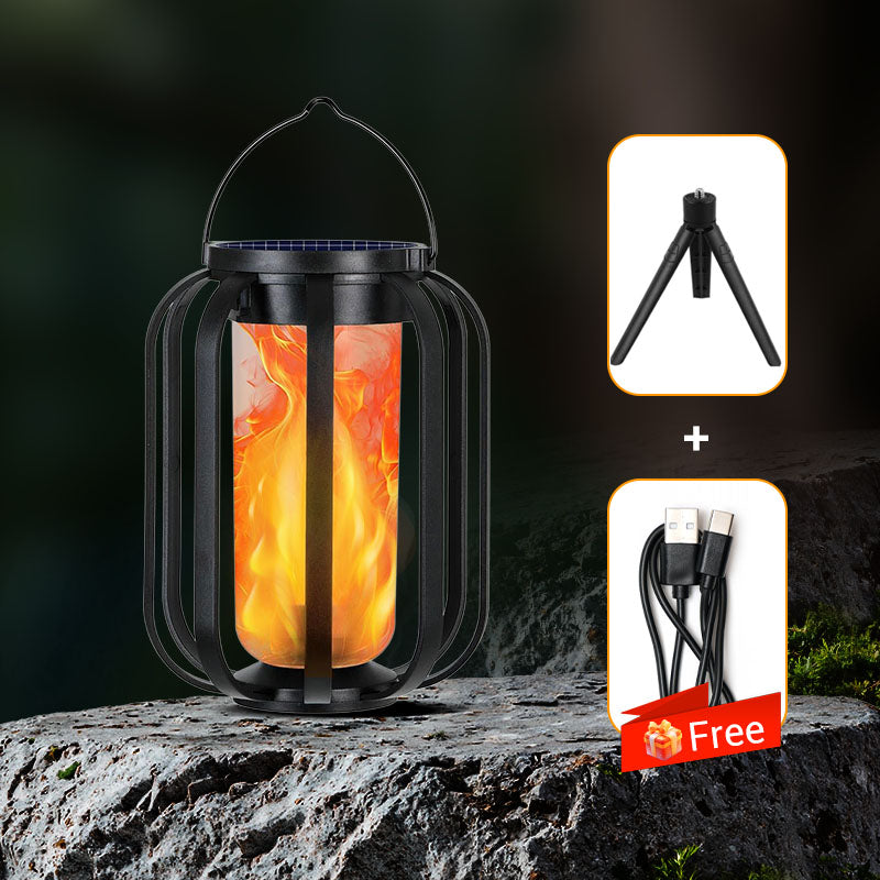 🏆 50K+ SOLD!⏰This Week Special Price.✨4 Modes Solar Lantern Outdoor Light