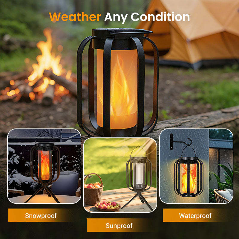 🏆 50K+ SOLD!⏰This Week Special Price.✨4 Modes Solar Lantern Outdoor Light