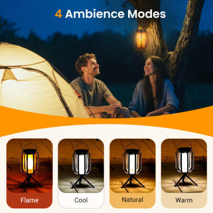 🏆 50K+ SOLD!⏰This Week Special Price.✨4 Modes Solar Lantern Outdoor Light