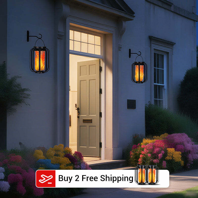 🏆 50K+ SOLD!⏰This Week Special Price.✨4 Modes Solar Lantern Outdoor Light
