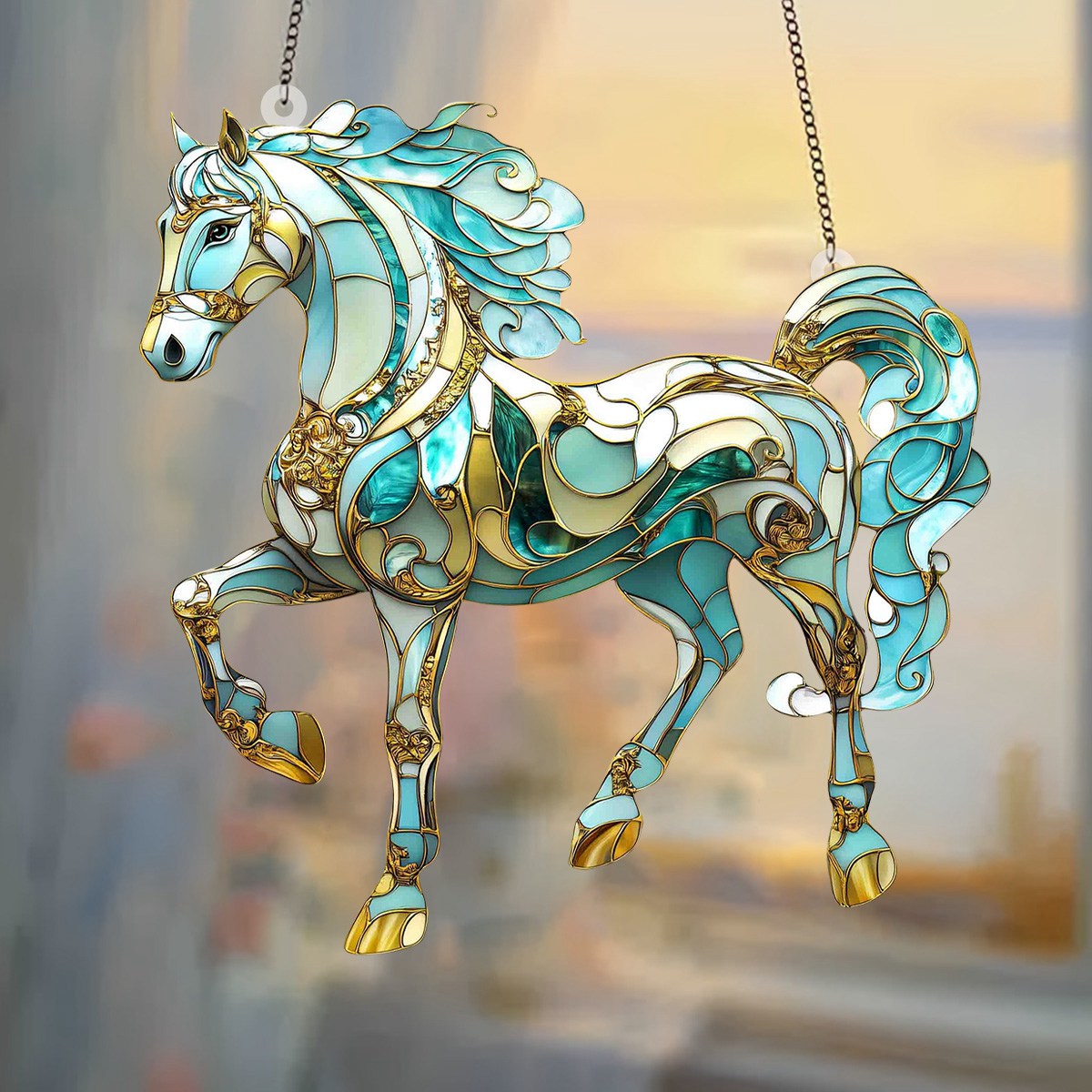 Horse Sun Catcher Ornament - Gift For Horse Lovers