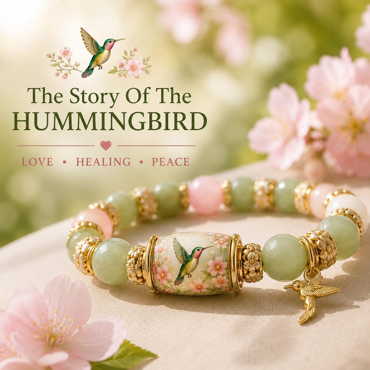 💜Hummingbird Garden Faith Bracelet 🌸 | 2026 Limited Edition Bracelet
