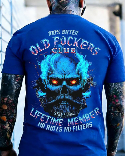 100% Bitter Old Fuckers Club Custom Year Gen X ,Boomer T-shirt
