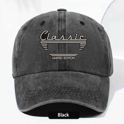Personalized Washed Denim Baseball Cap, Custom Vintage Look Unique Gift for Dad or Friend