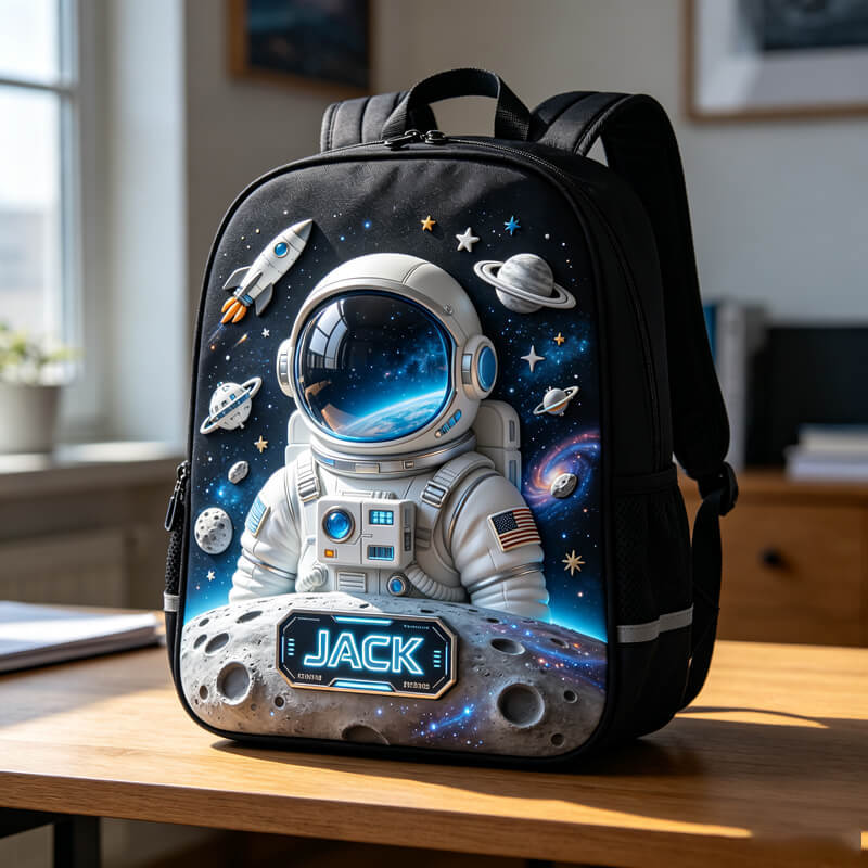 Personalized Astronaut-Themed Backpack