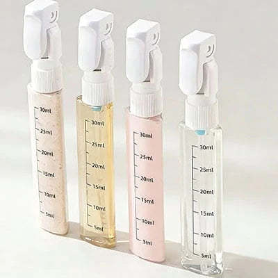 4-in-1 Leakproof Rotatable Travel Dispenser Set
