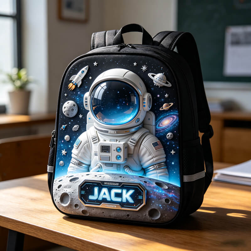 Personalized Astronaut-Themed Backpack