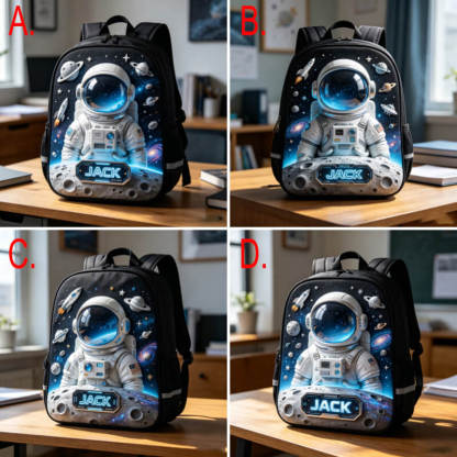 Personalized Astronaut-Themed Backpack