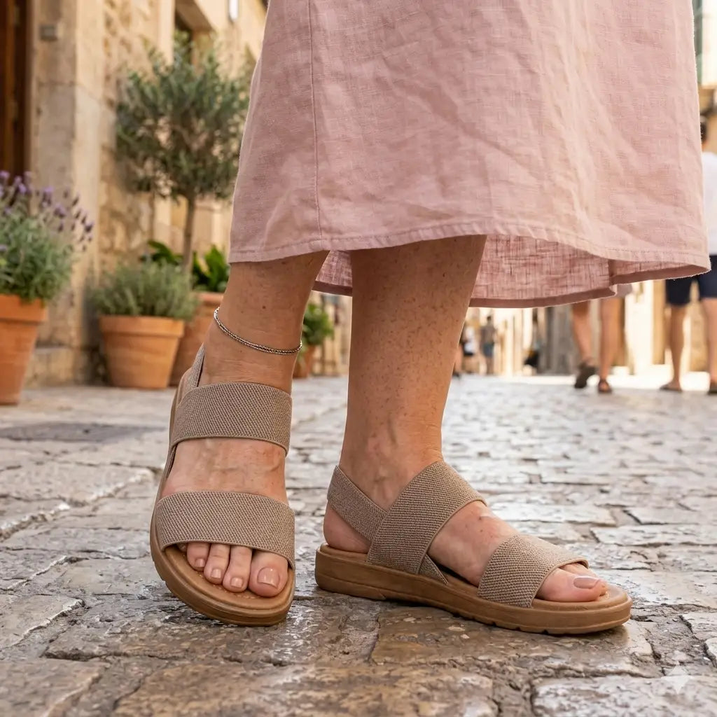 Free Stride Sandals - Lightweight Stretch Sandals for All-Day Comfort
