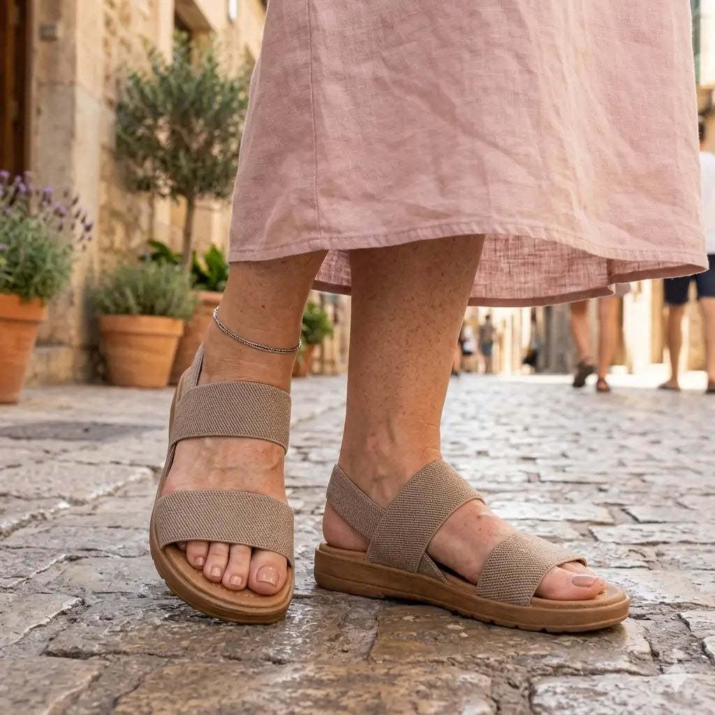 Free Stride Sandals - Lightweight Stretch Sandals for All-Day Comfort