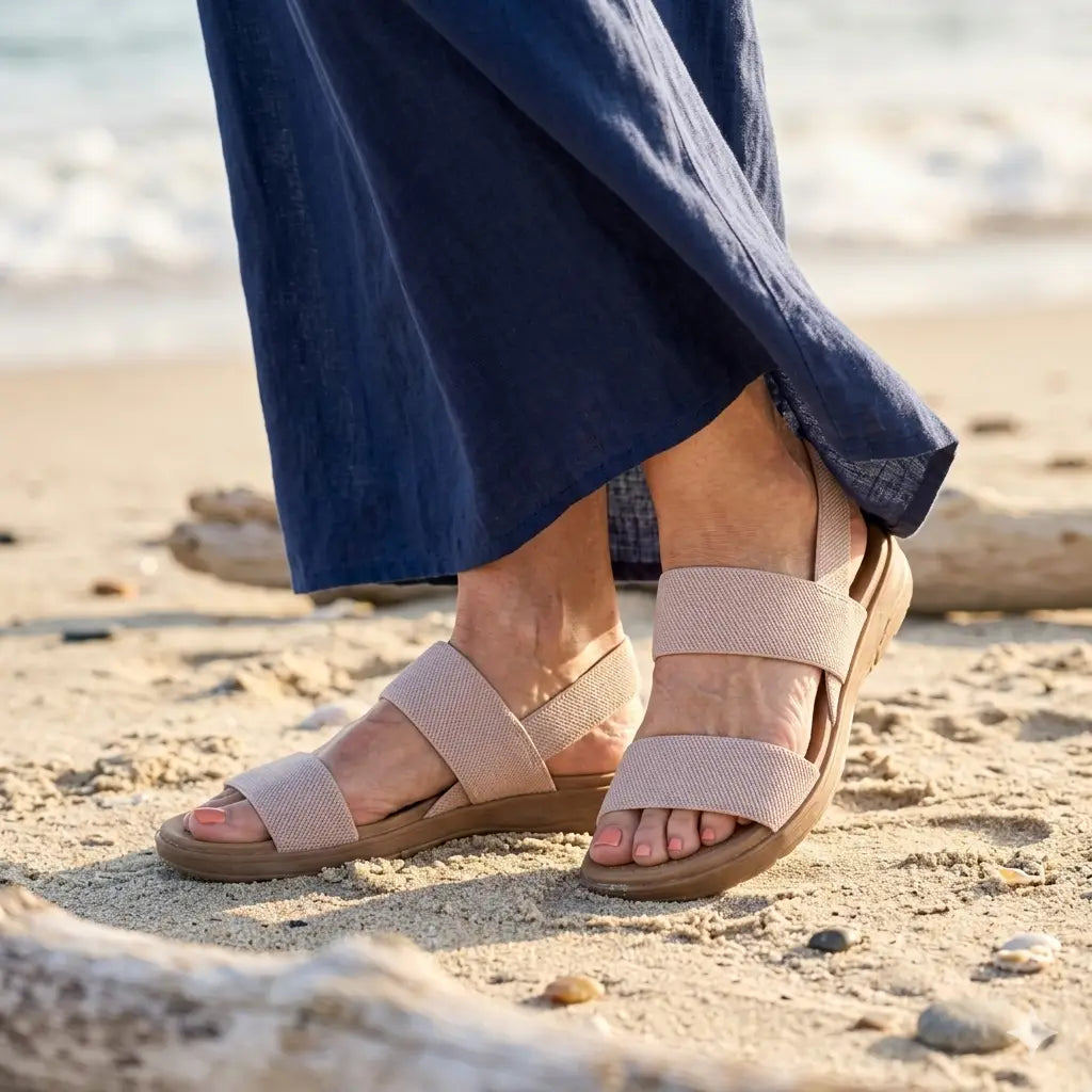 Free Stride Sandals - Lightweight Stretch Sandals for All-Day Comfort