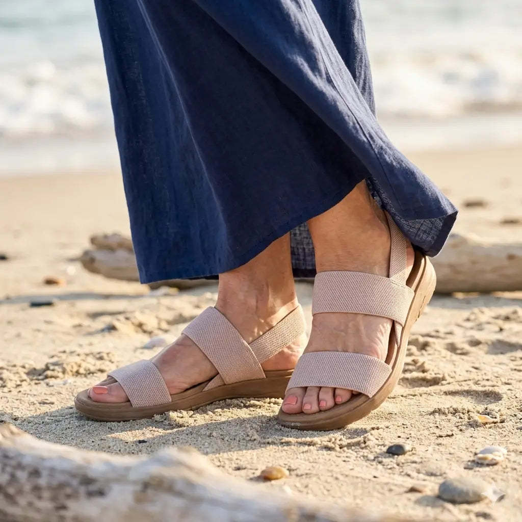 Free Stride Sandals - Lightweight Stretch Sandals for All-Day Comfort
