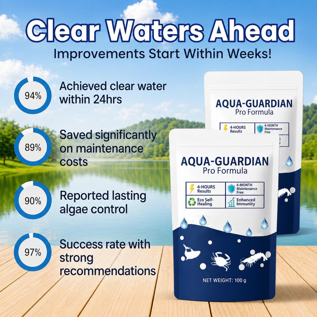 ✨ From Green to Clean Overnight! |⏱️ Crystal Clear in 24 Hours! | Aqua-Guardian Pro Formula
