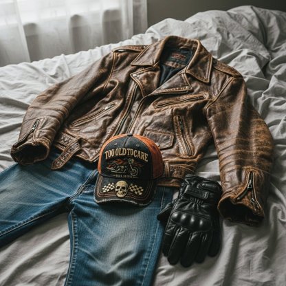 🔥🧢TOO OLD TO CARE · RIDE OR DIE CAP