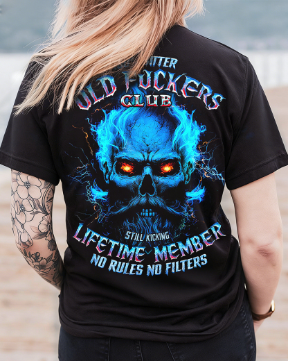 100% Bitter Old Fuckers Club Custom Year Gen X ,Boomer T-shirt