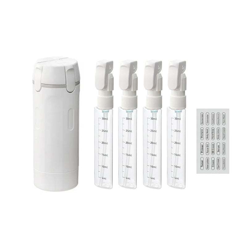 4-in-1 Leakproof Rotatable Travel Dispenser Set