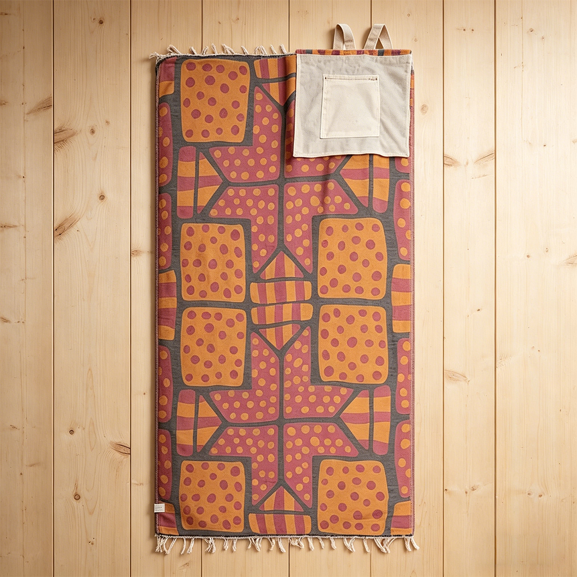 ⏰LAST DAY $20 OFF - 🏖️2-in-1 Turkish Cotton Towel Bag with Inner Zip Pocket & Sand-Repelling Fabric