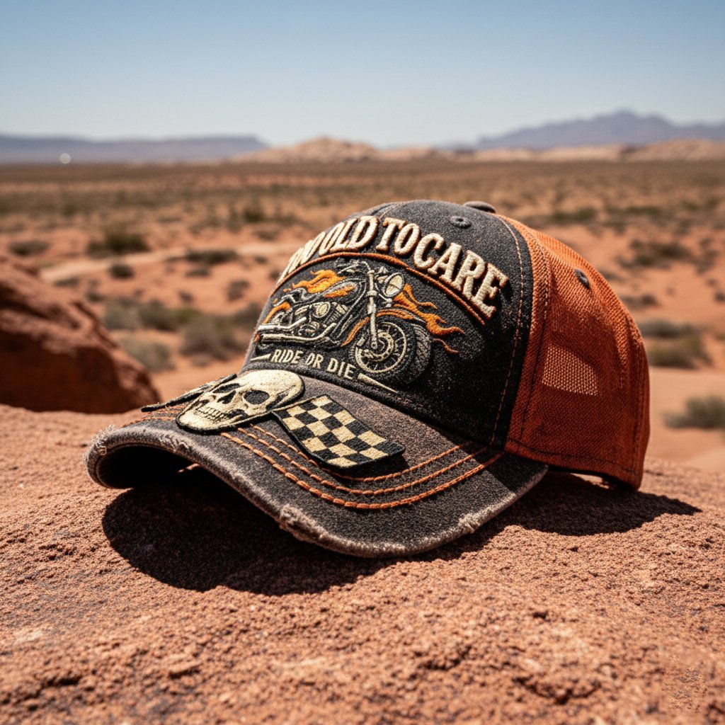🔥🧢TOO OLD TO CARE · RIDE OR DIE CAP
