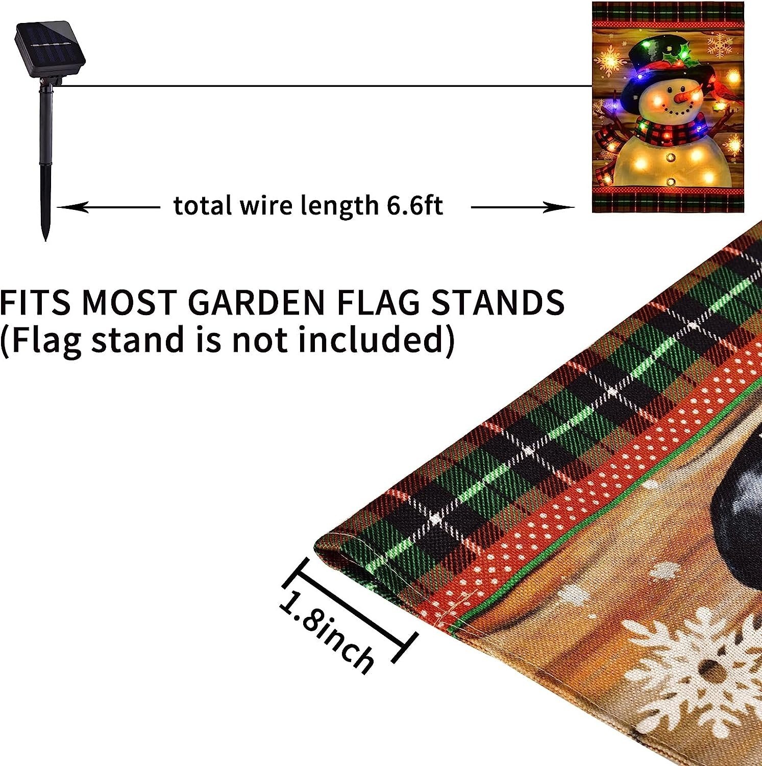 🔥This Week Special Offer 49% OFF🔥Christmas LED Garden Flags