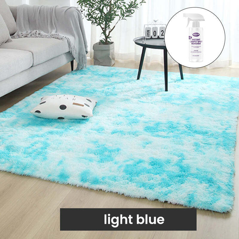 🔥 Gradient Color Plush Floor Mat