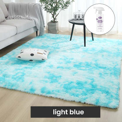 🔥 Gradient Color Plush Floor Mat