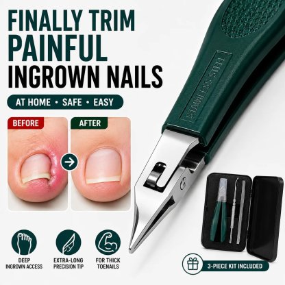 🦅 Eagle Beak Nail Clippers – Arthritis-Friendly for Thick Nails