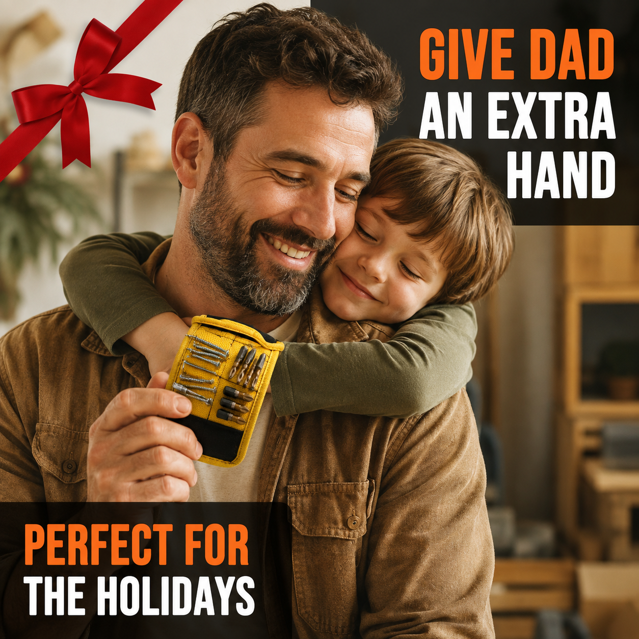 Magnetic wristband shown as a practical gift for a DIY enthusiast
