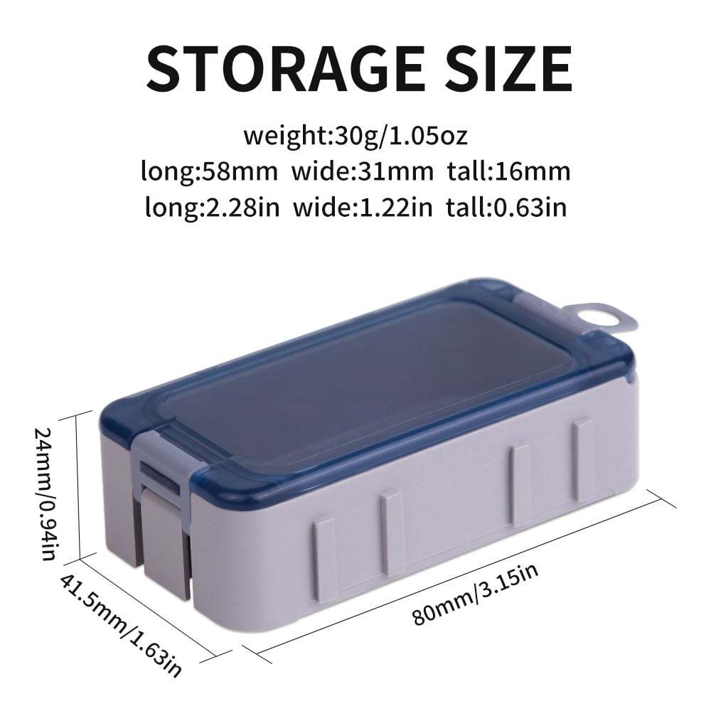 Magnetic fish hook storage cube