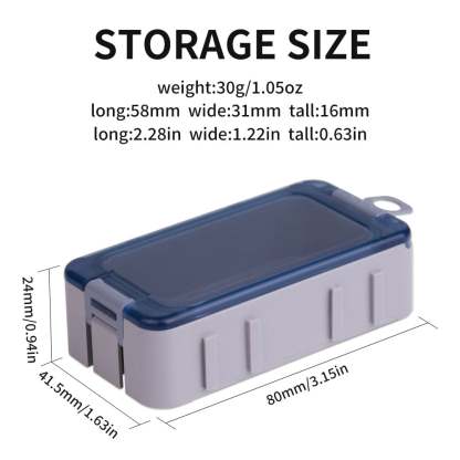 Magnetic fish hook storage cube