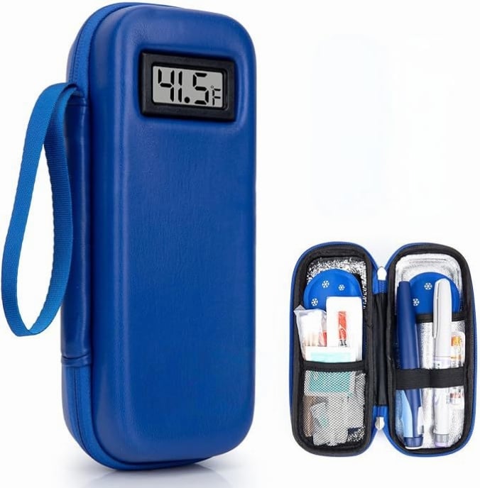 🎉🔥Insulin Cooler Travel Case with Temperature Display