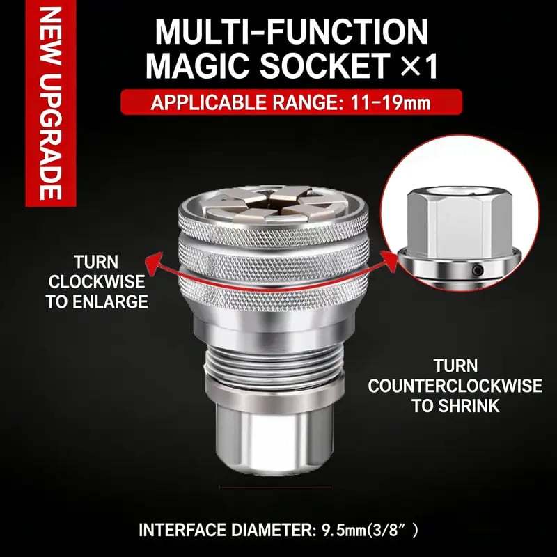 🚗Multi-Function Universal Socket Wrench Tool-YH