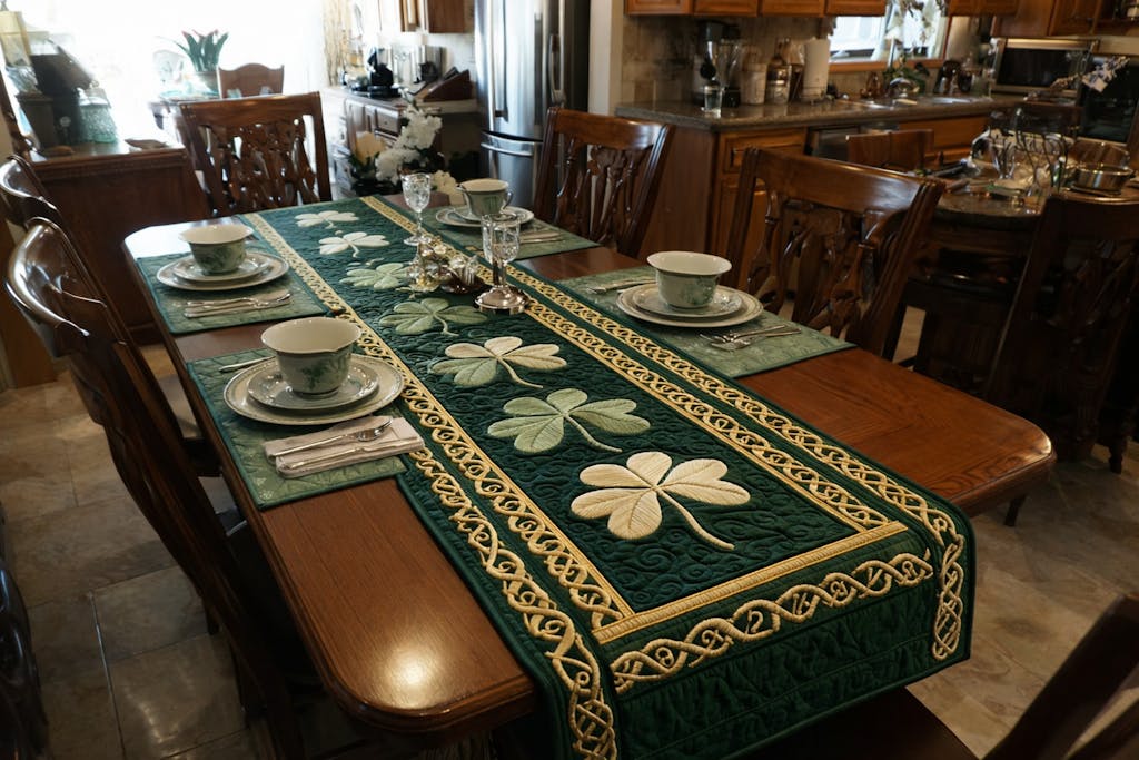 Irish Blessings Quilted Table Runner GFTOMA8747