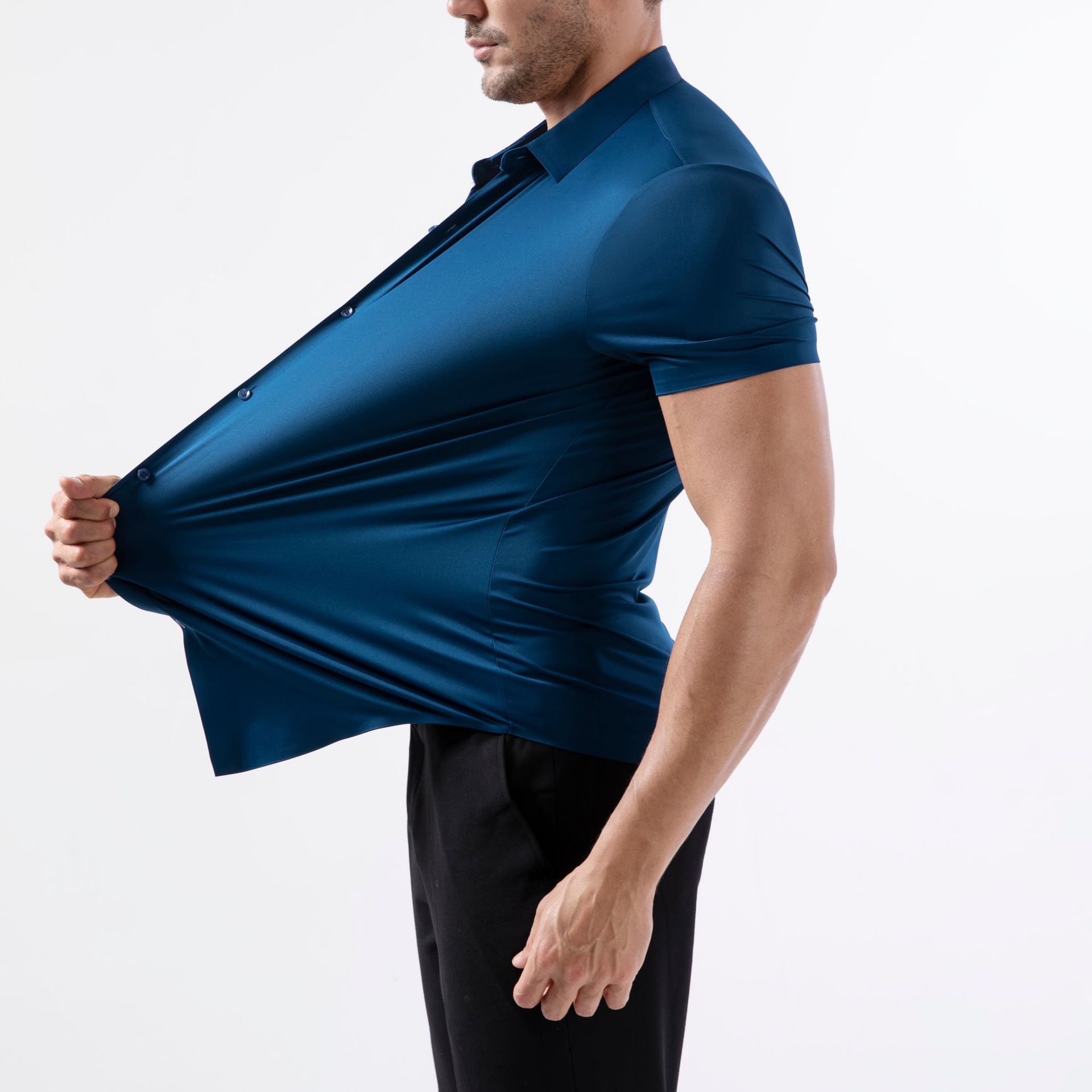 Men’s Premium 4-Way Stretch Non-Iron Dress Shirt