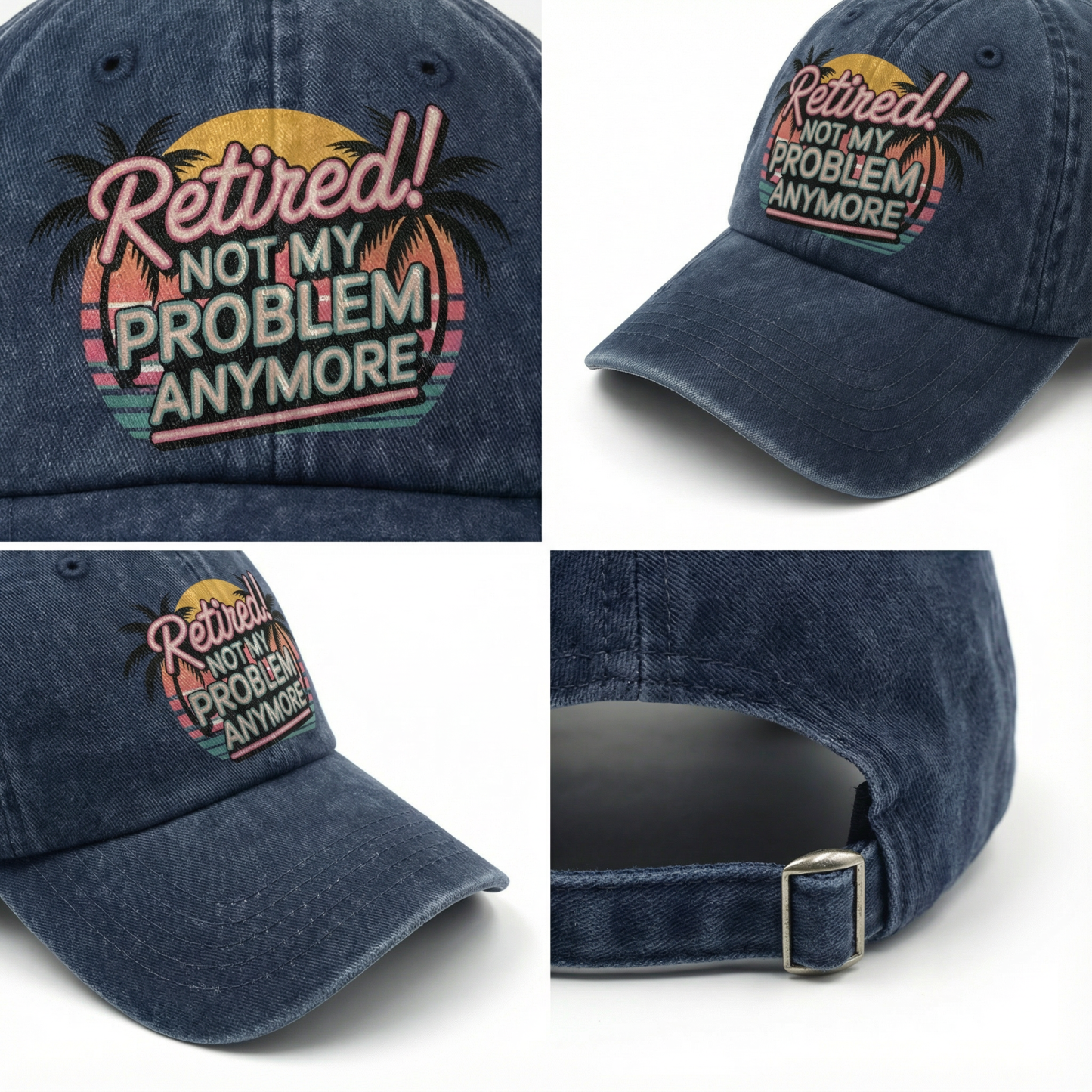 The "Out of Office" Neon Vibe Chill Cap