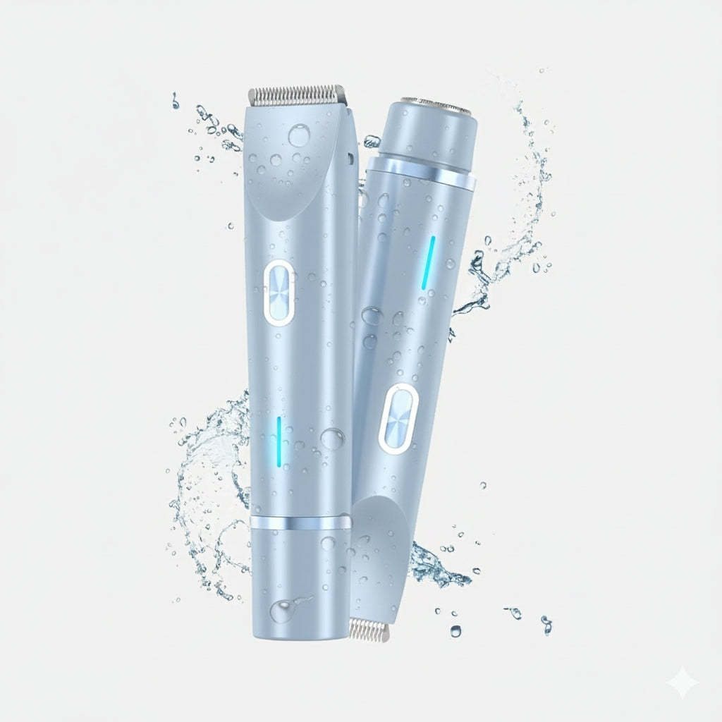 2-in-1 Painless Bikini Hair Trimmer