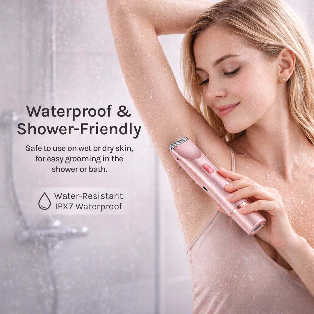 2-in-1 Painless Bikini Hair Trimmer