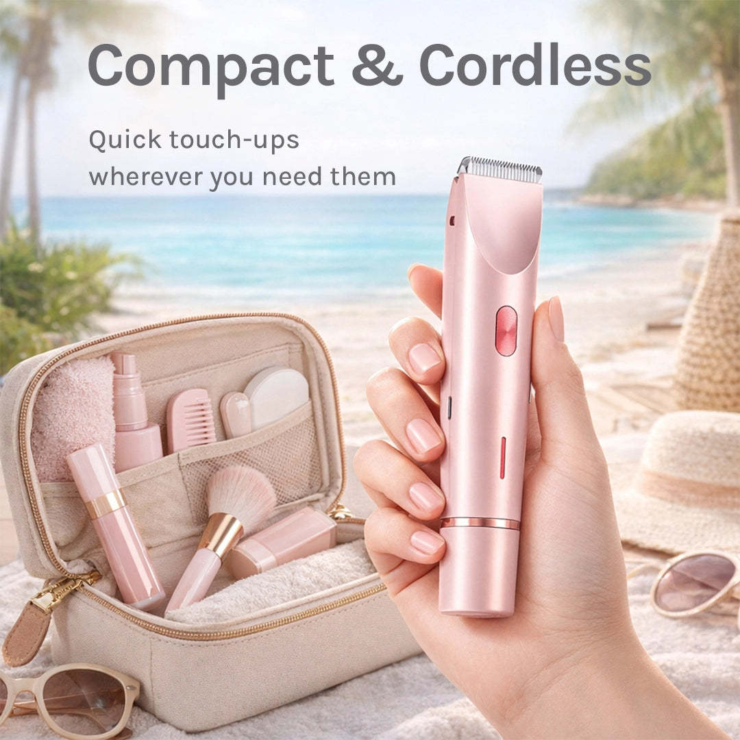 2-in-1 Painless Bikini Hair Trimmer