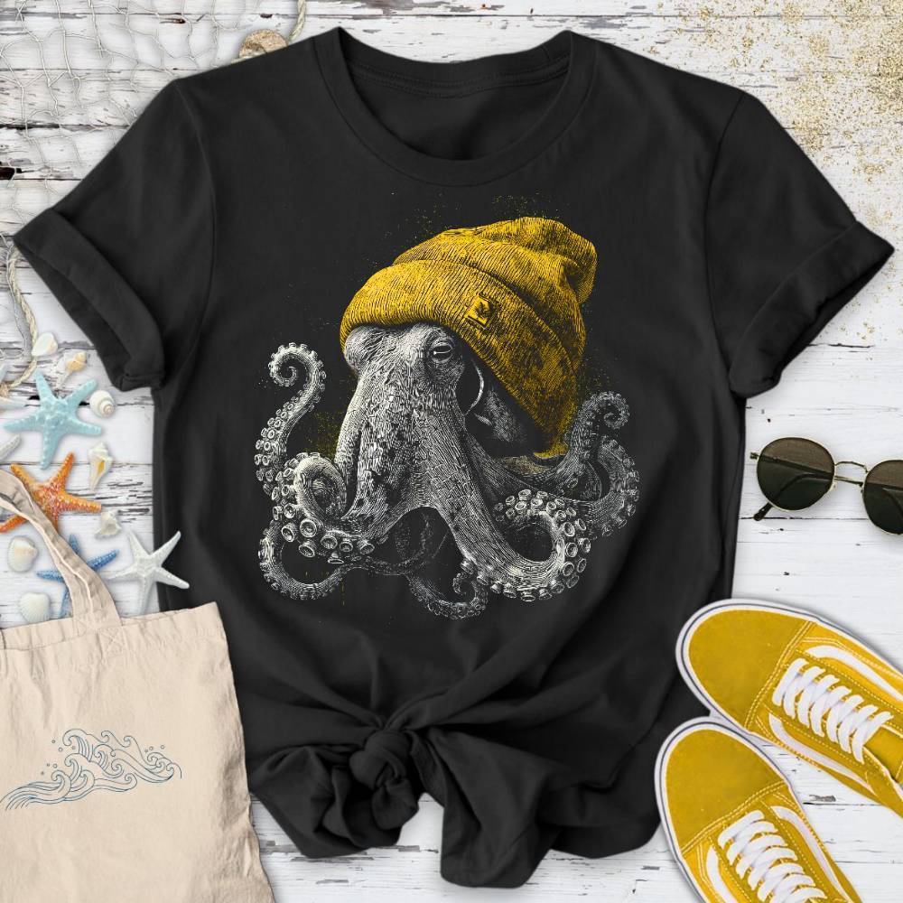 Winter Octopus T-Shirt