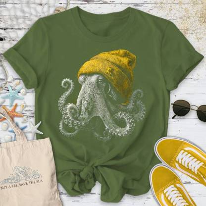Winter Octopus T-Shirt