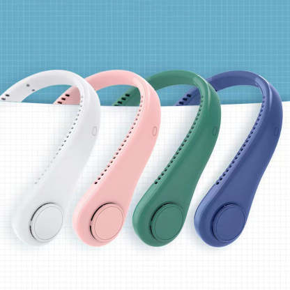 Digital display neck fan