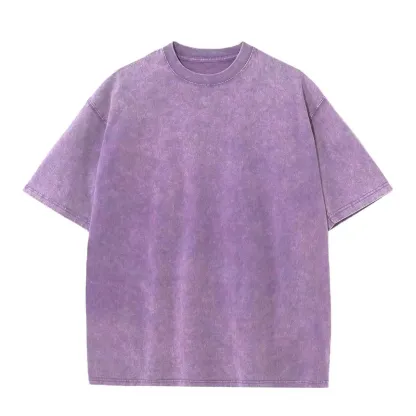 4 Pack Oversized Tshirts for Men Gym Vintage Heavyweight T Shirts Cotton Workout Acid Wash Baggy Tees