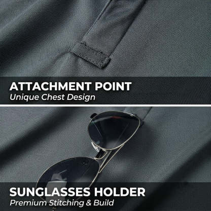 3PACK Men’s Quick-Dry Long Sleeve Polo Shirt