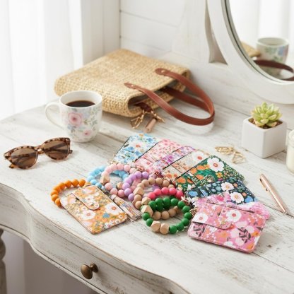 🌼✨ Boho Beaded Tassel Keychain – Silicone Bead Keychain for Women, Chic & Trendy Gift
