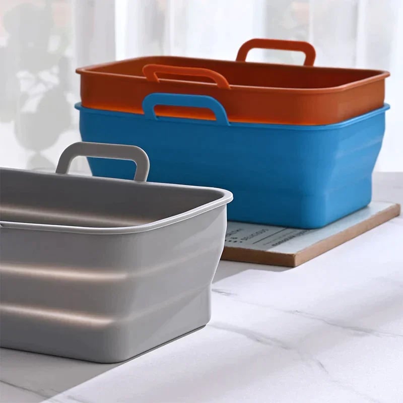 🏆 50K+ SOLD!⏰This Week Special Price.Foldable Air Fryer Silicone Baking Tray