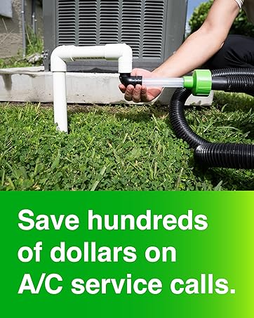 AC Drain Line Cleaner Adapter Evacuates & Unclog AC Drain Line - HVAC to PVC AC Drain Line Cleaner Tool - Universal Fit AC Drain Line Unclogger - AC Drain Line Cleaning Tool - Clear Visibility AC Drain Line Cleaner Adapter Evacuates & Unclog AC Drain Line - HVAC to PVC AC Drain Line Cleaner Tool - Universal Fit AC Drain Line Unclogger - AC Drain Line Cleaning Tool - Clear Visibility