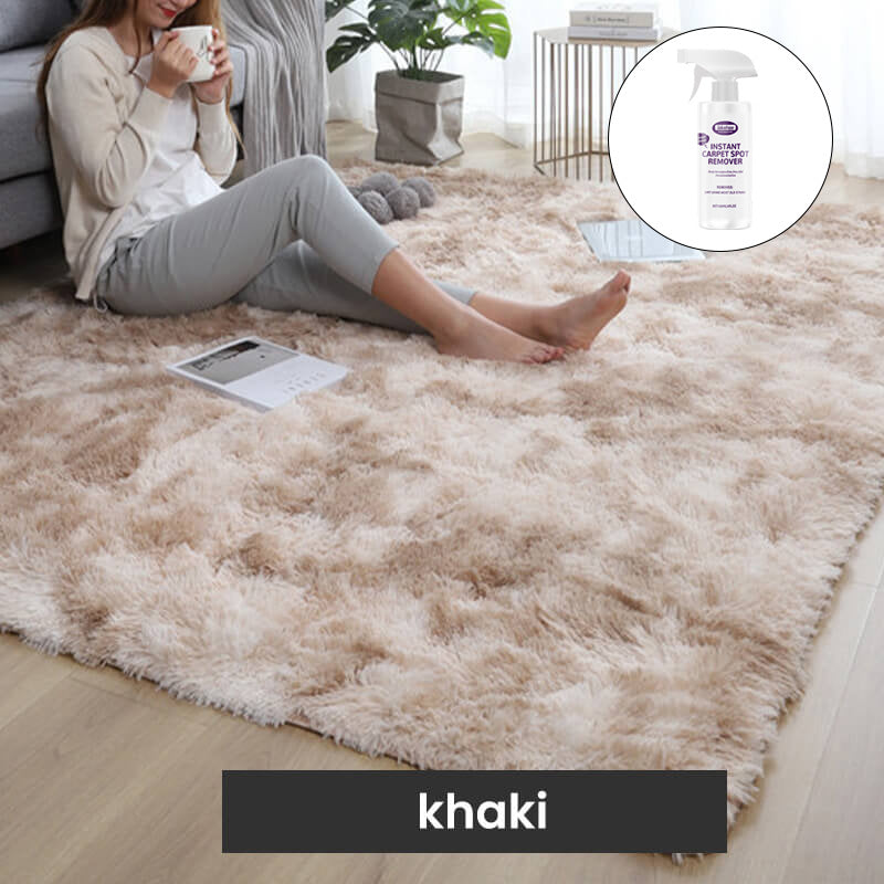 🔥 Gradient Color Plush Floor Mat